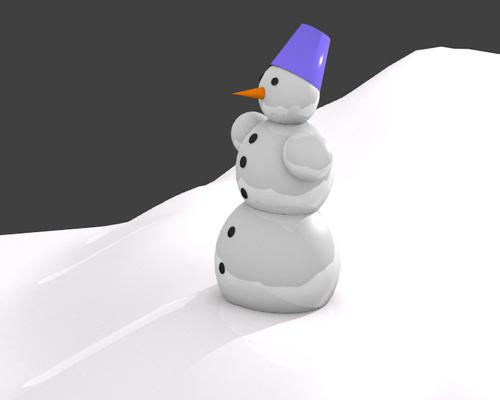 Glossy Snowman preview image